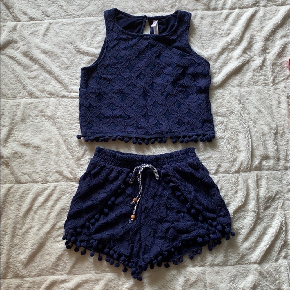 Crop Top and Short Set